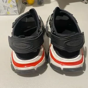 Balenciaga | Shoes | Balenciaga Mens Sandals Red Strip Style  display picture 3